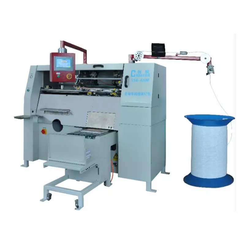 Máy đóng và định hình dây xoắn ốc cho sách bài tập có móc